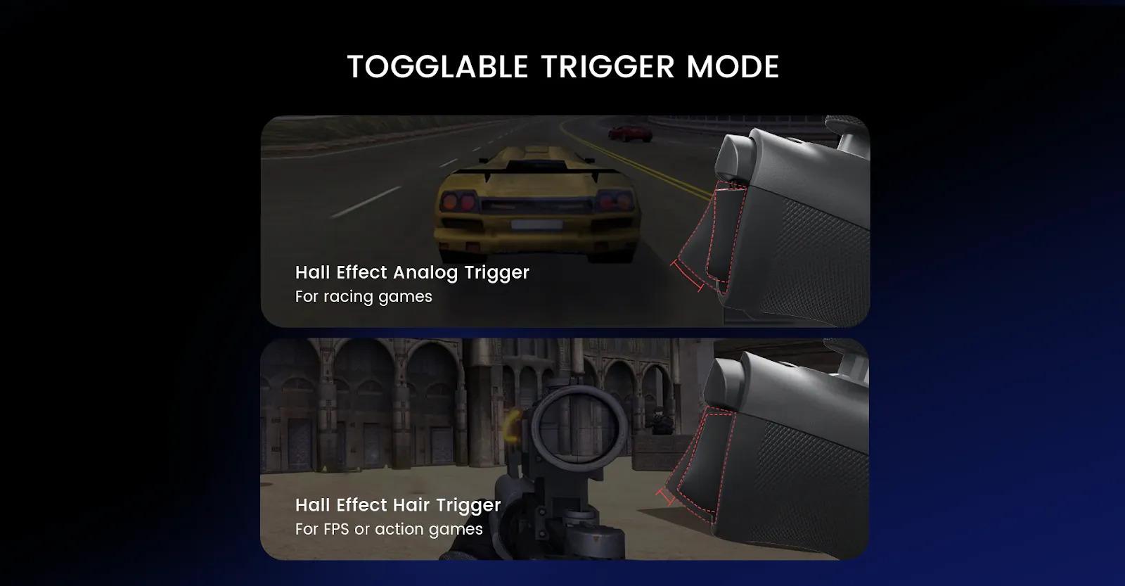 Беспроводной геймпад GameSir G8 Plus мобильный контроллер со стиками Hall Effect и кастомизацией